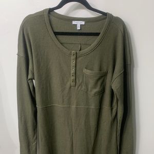 Waffle Knit Tunic Dress